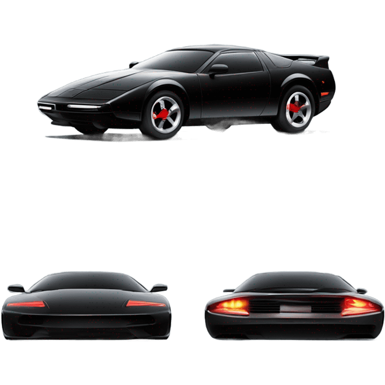 Knight Rider car  emoji