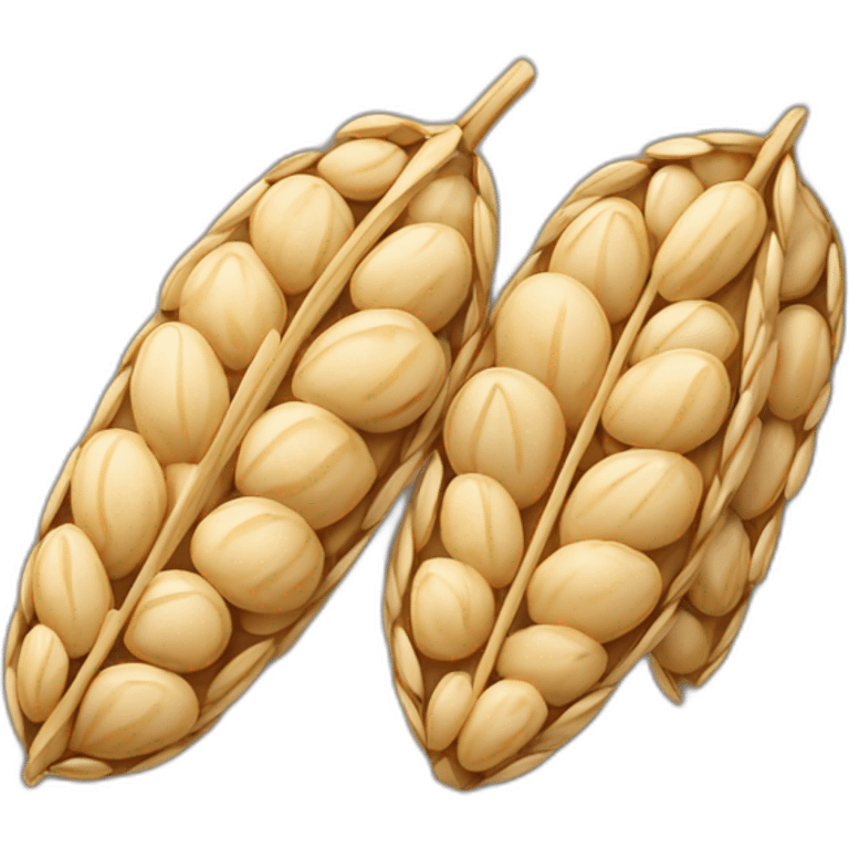 three oats grains emoji