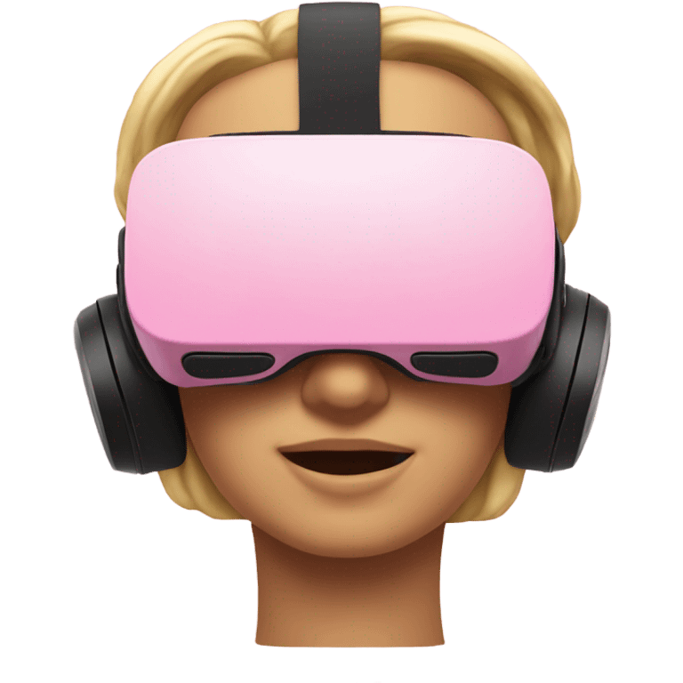 pink vr headset emoji