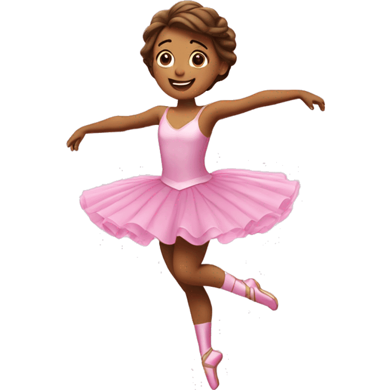 A bailarina jumping emoji