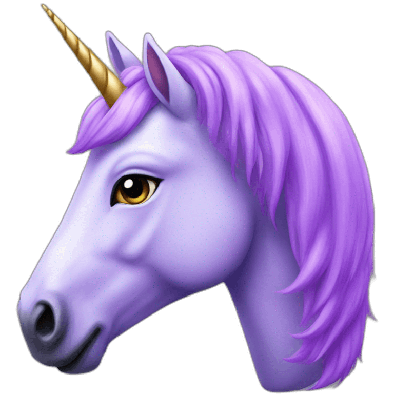 unicorn purple emoji