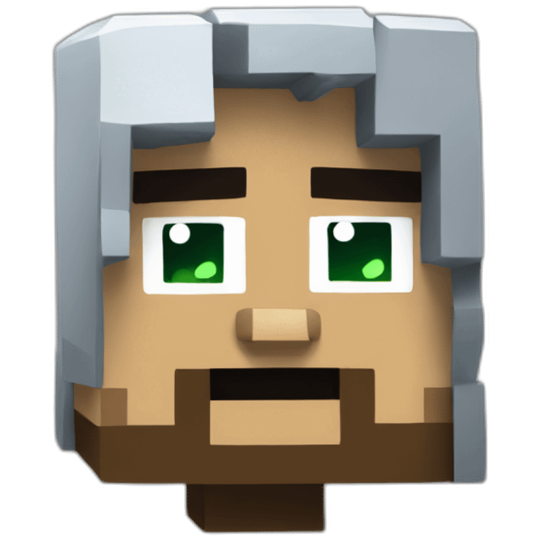 Block minecraft emoji