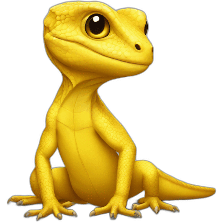 yellow lizard emoji