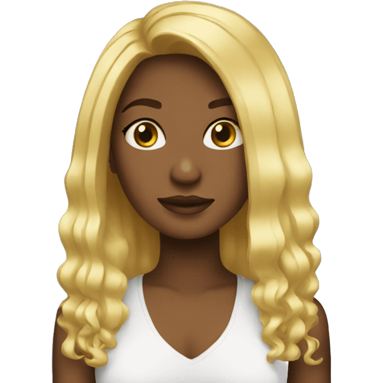 Girl blonde emoji