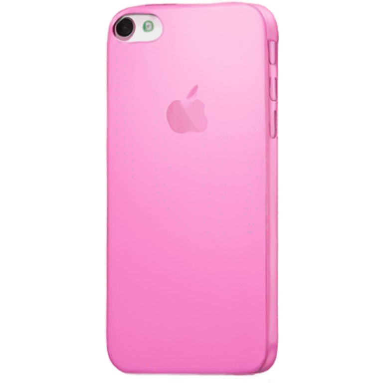 Pink iPhone emoji