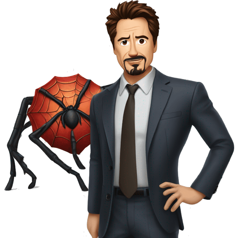 spider avec Tony stark emoji