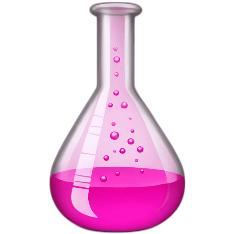 laboratory Reagenzglas pink emoji