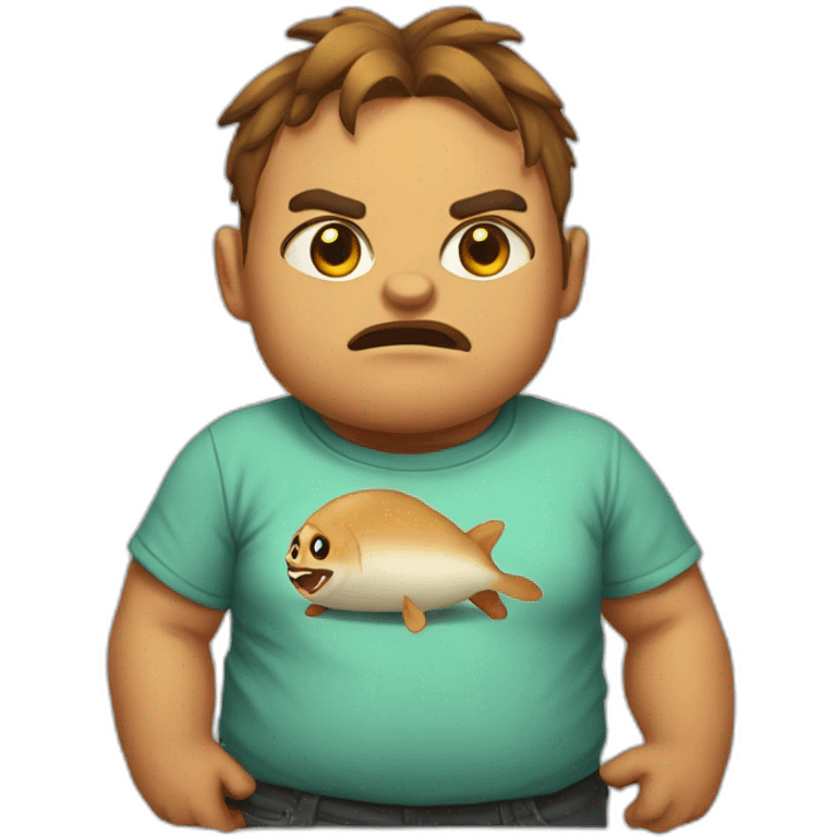 pudge in t-shirt emoji