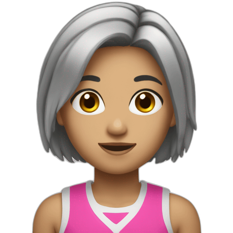 niña voley  emoji