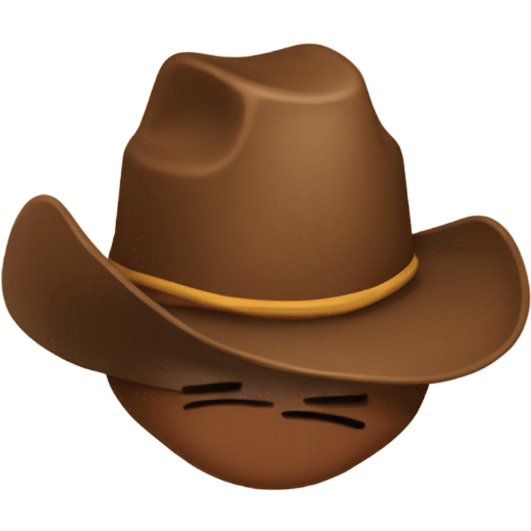 Poop with a cowboy hat emoji