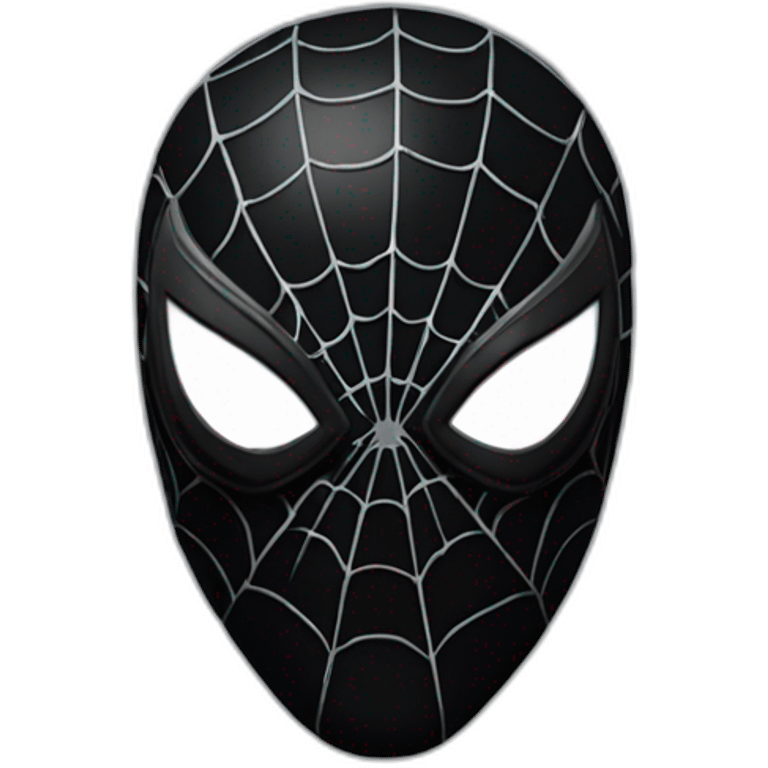 Spider-man venom black mask emoji