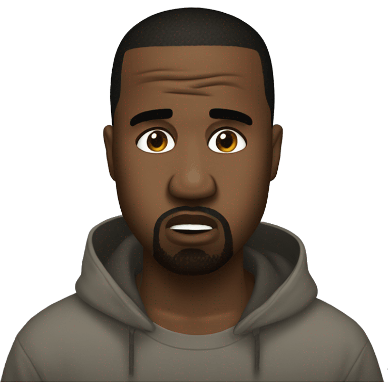 Kanye west crying  emoji