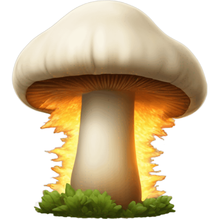 Mushroom shaped explosion emoji