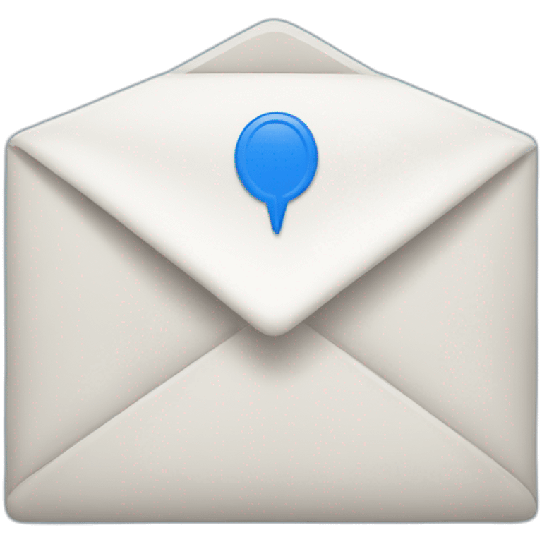 blue email emoji