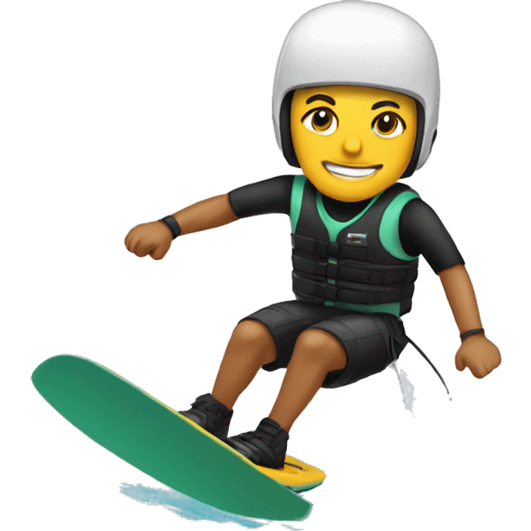 Wakeboard rider emoji