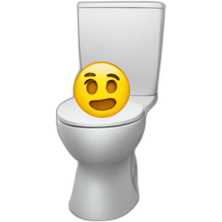 Macron in the toilette  emoji