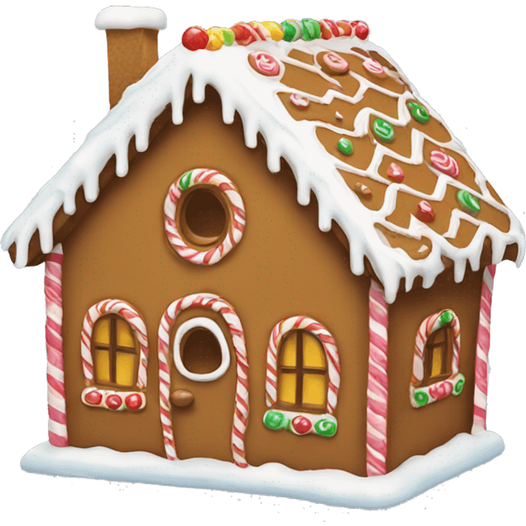 gingerbread house emoji