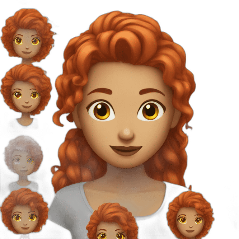 Redhair Sofya emoji