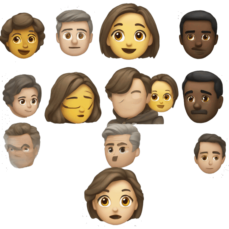 Солнце и луна вместе  emoji