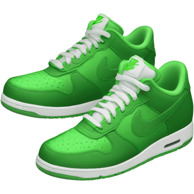 Green Nike Air Shoe Emoji emoji