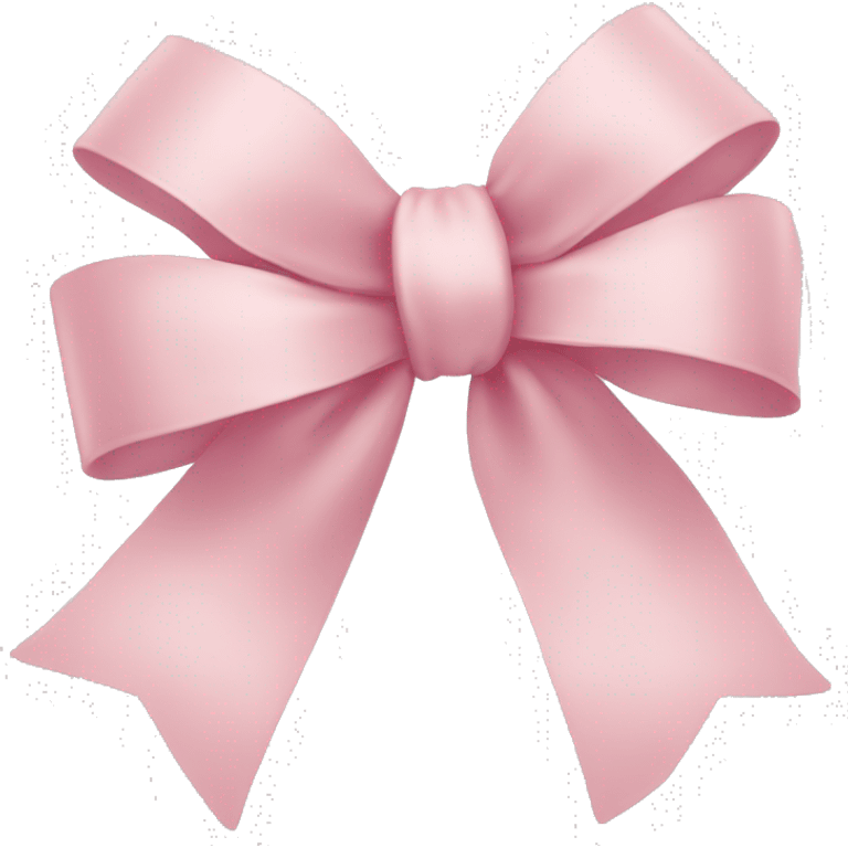 light pink ribbon bow emoji