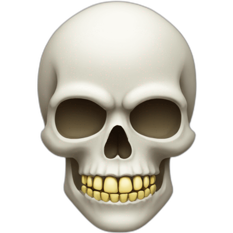 Happy Skull iOS emoji emoji