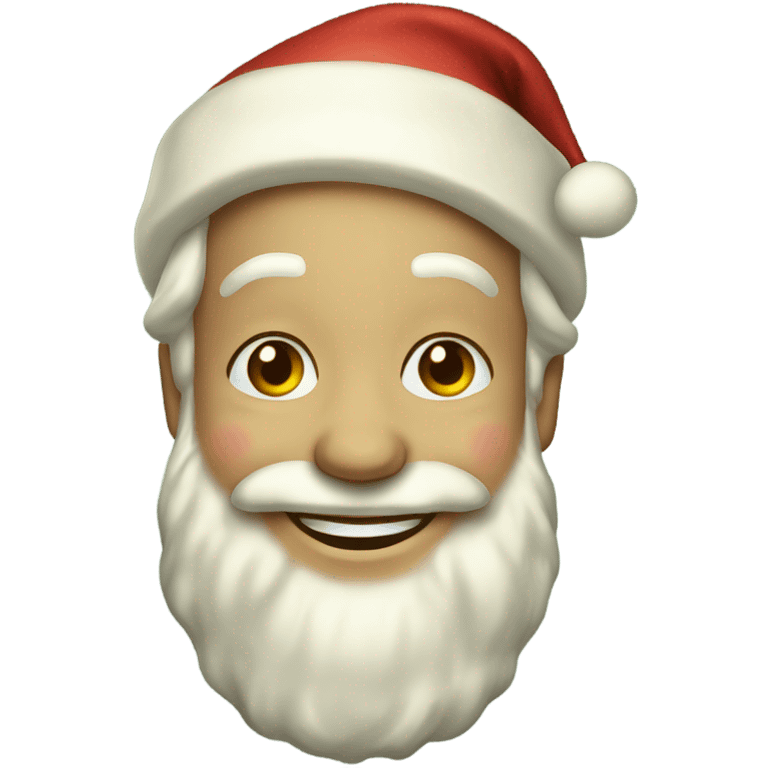 Vintage Santa smiling  emoji