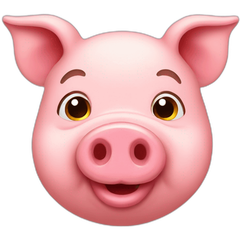 funny pig emoji