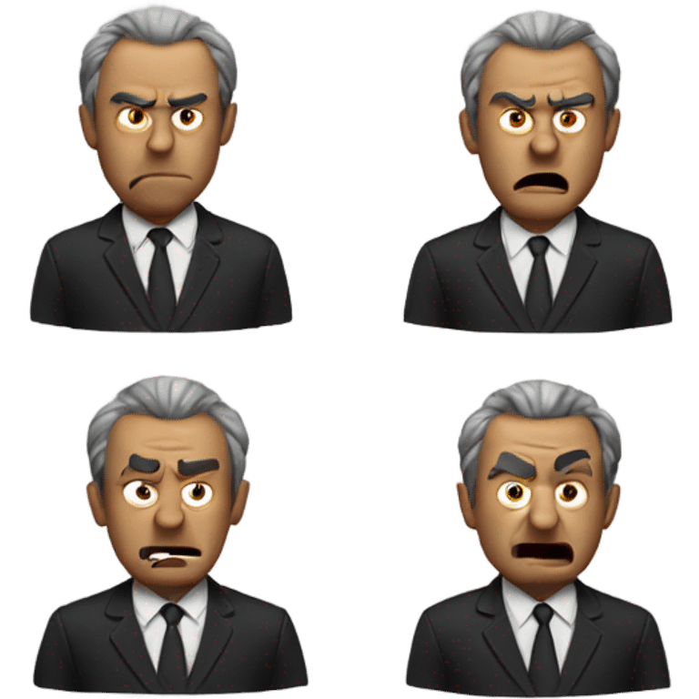 4 angry men with pichforks emoji