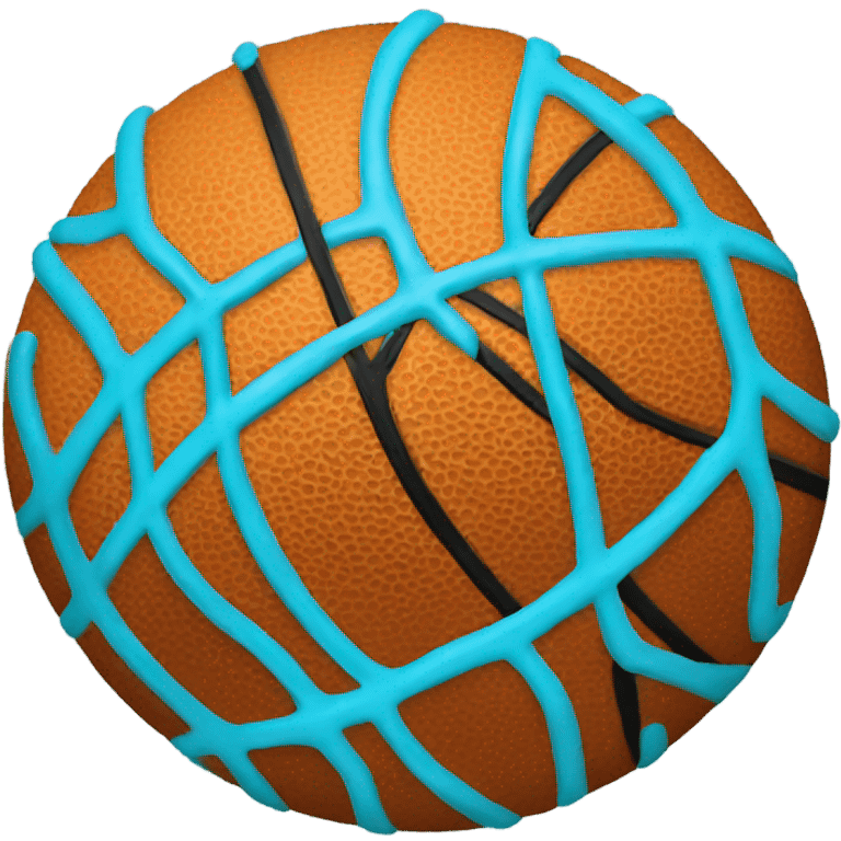 cyan basketball  emoji