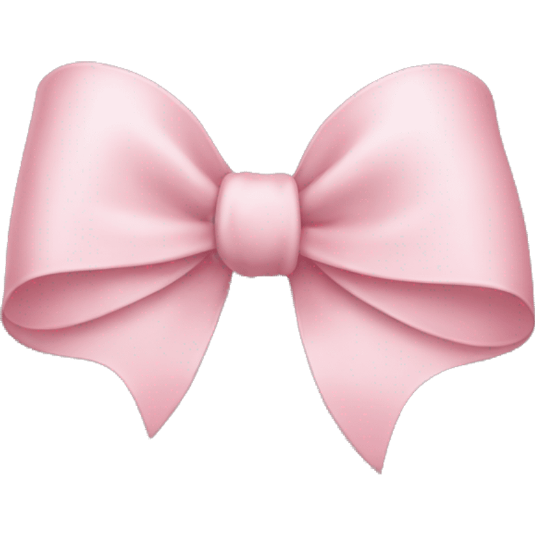 Light pink bow emoji