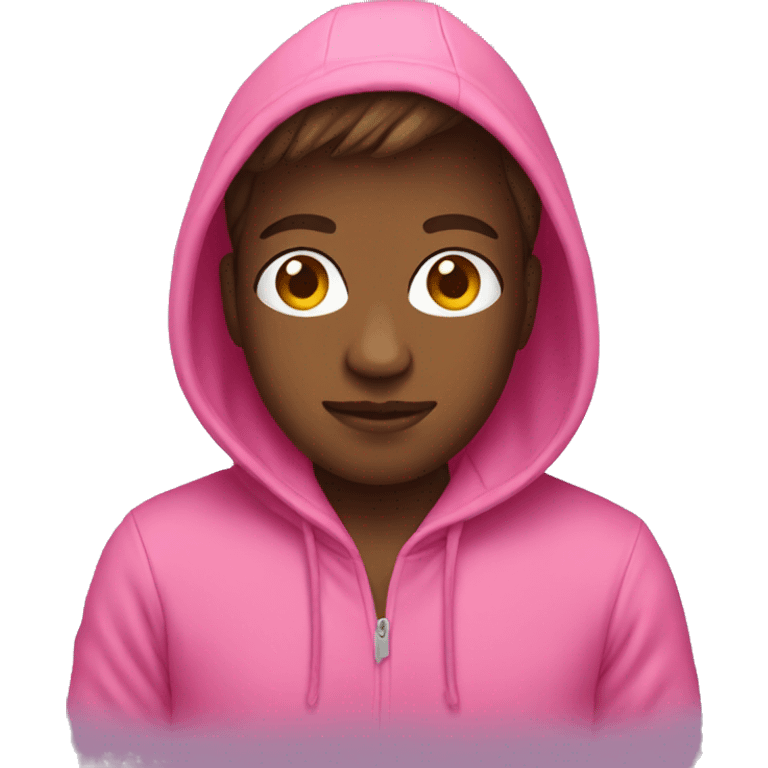 Pink hoodie emoji