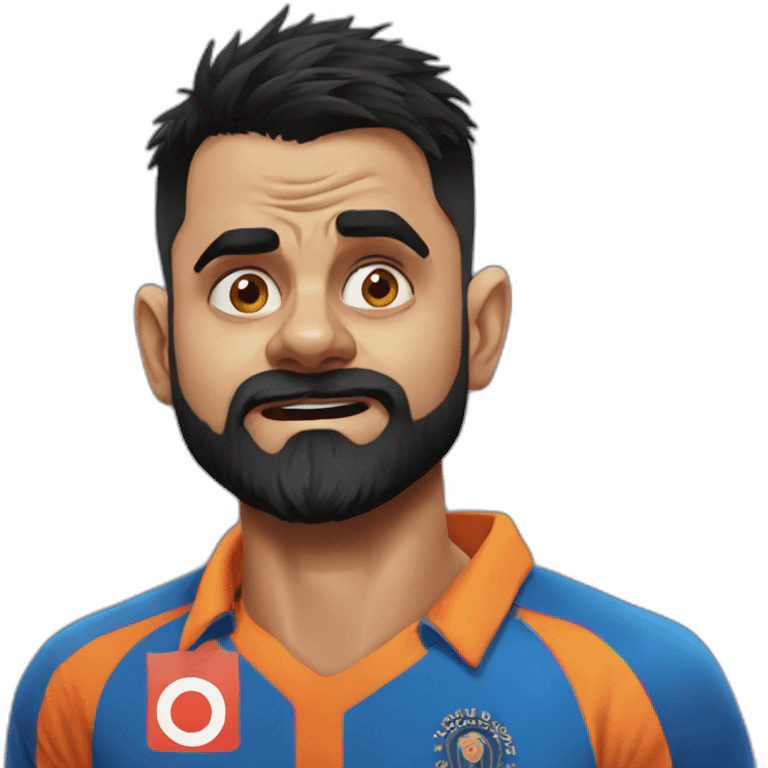 virat kohli crying emoji