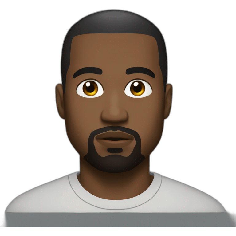 Kanye West wtf emoji