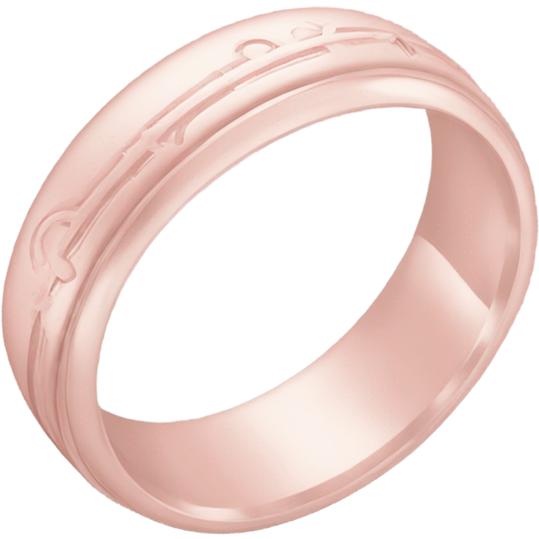 pastel pink wedding rings emoji