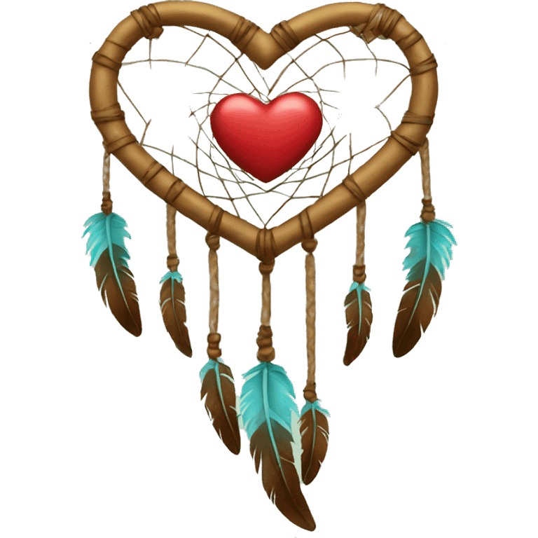 a heart dreamcatcher emoji