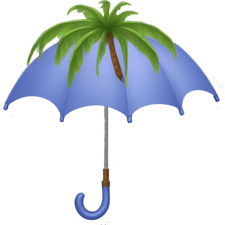 umbrella like palm emoji