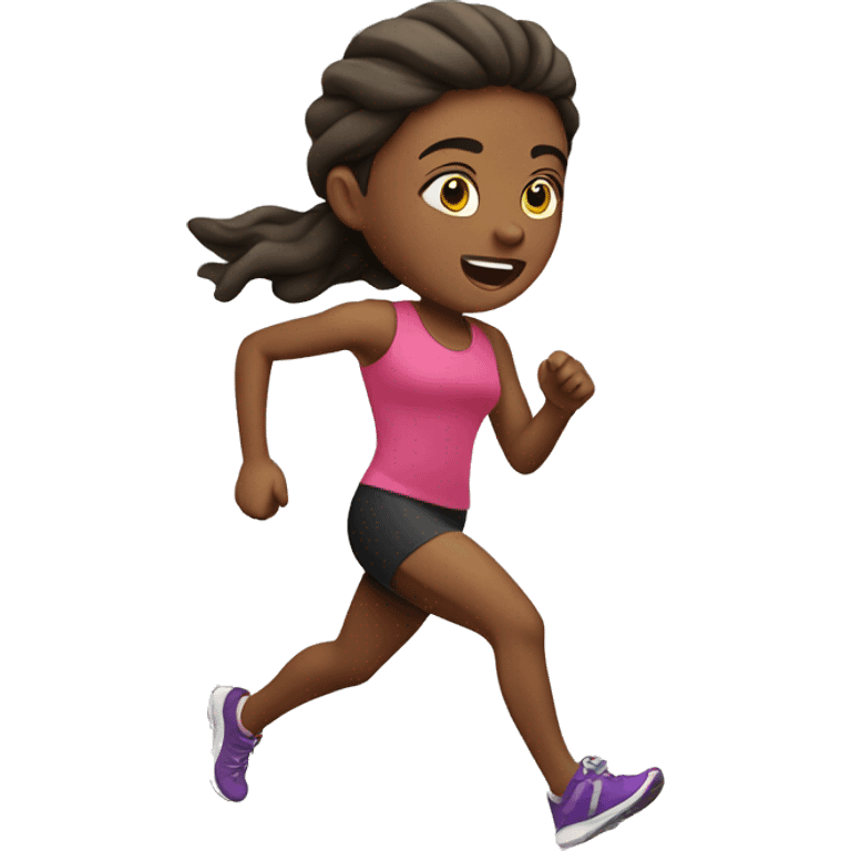 Running girl emoji