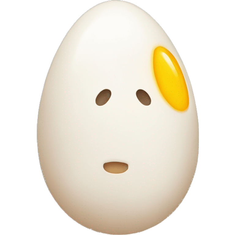 egg and flushed emoji