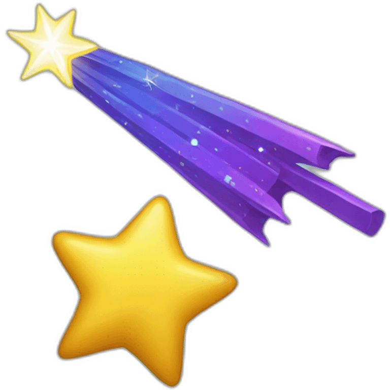 Shooting star emoji