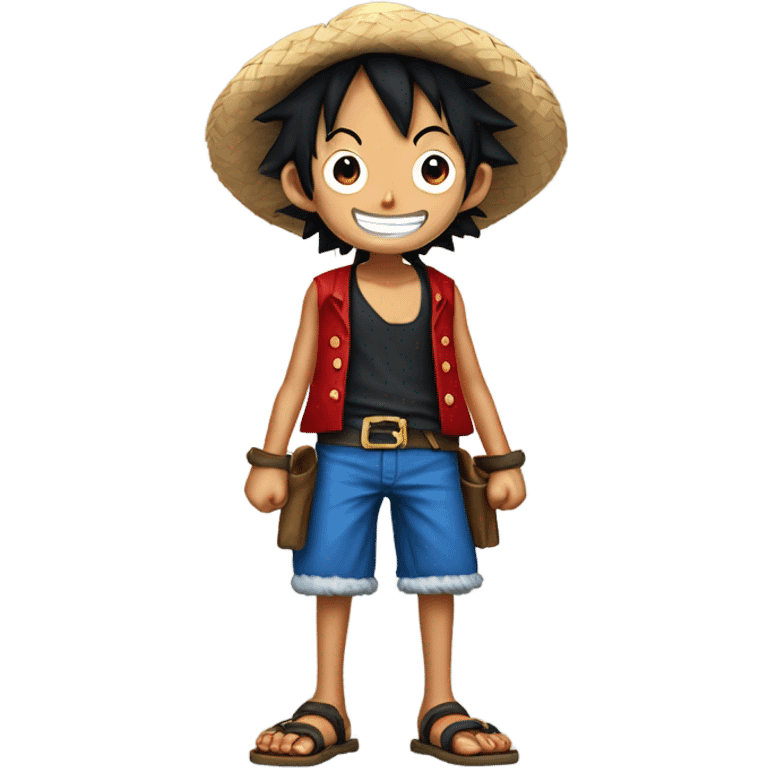 luffy from one piec emoji