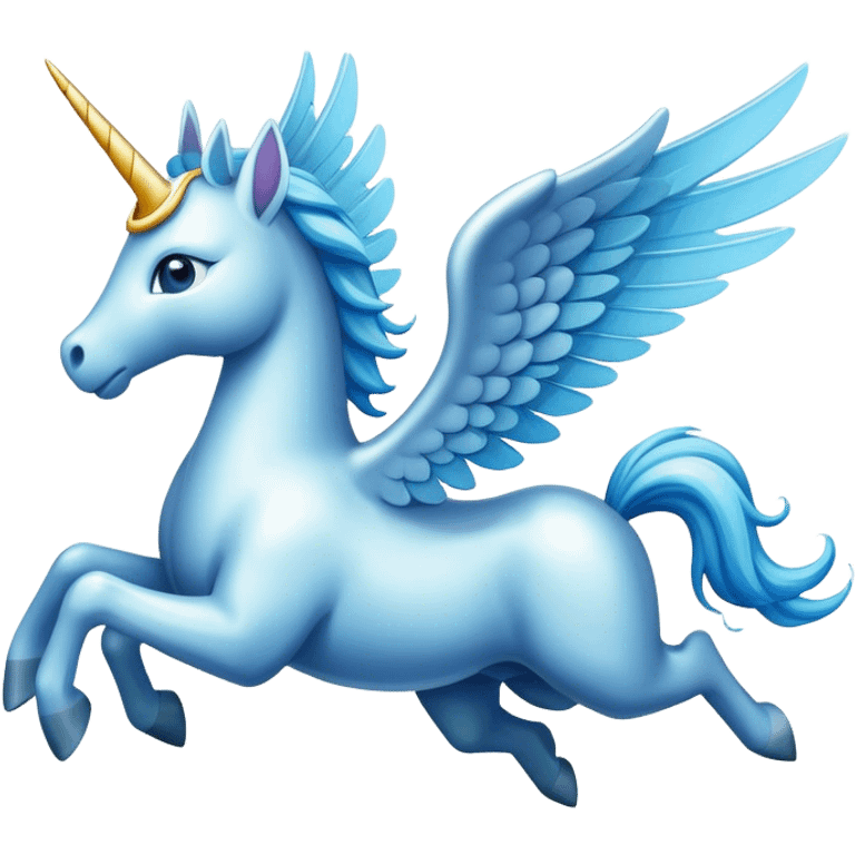 Water Pegasus flying￼ emoji