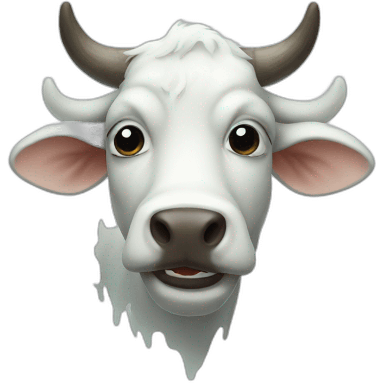 ghost cow emoji