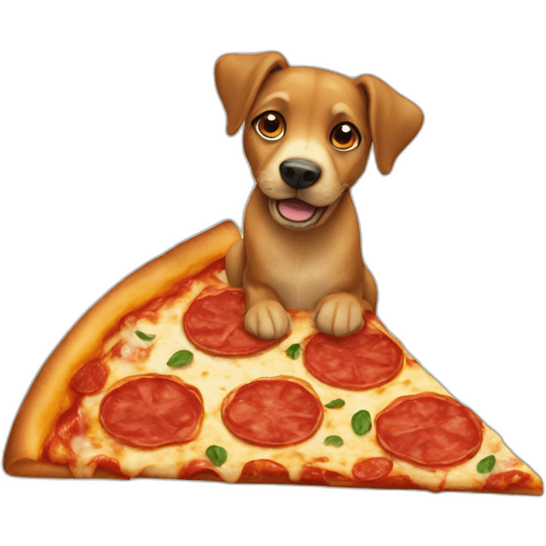 dog on pizza emoji