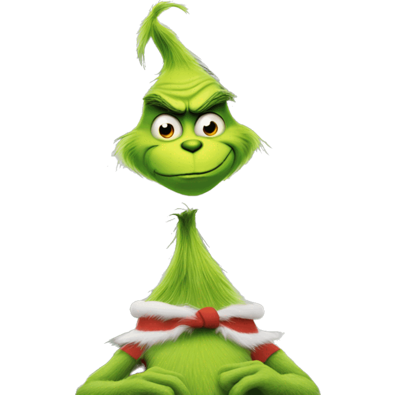 Grinch on a house emoji