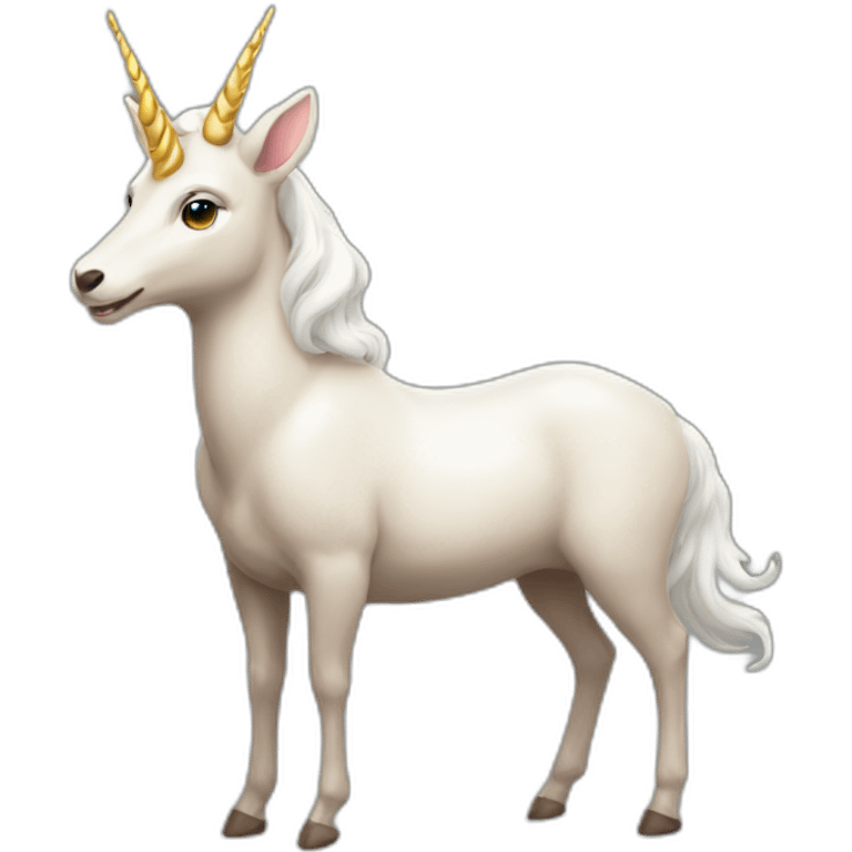 Deer-like unicorn emoji