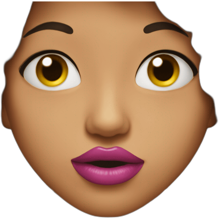 Beso labios emoji