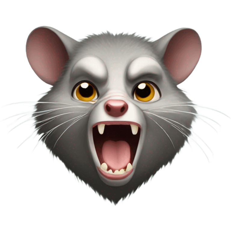 Angry possum emoji