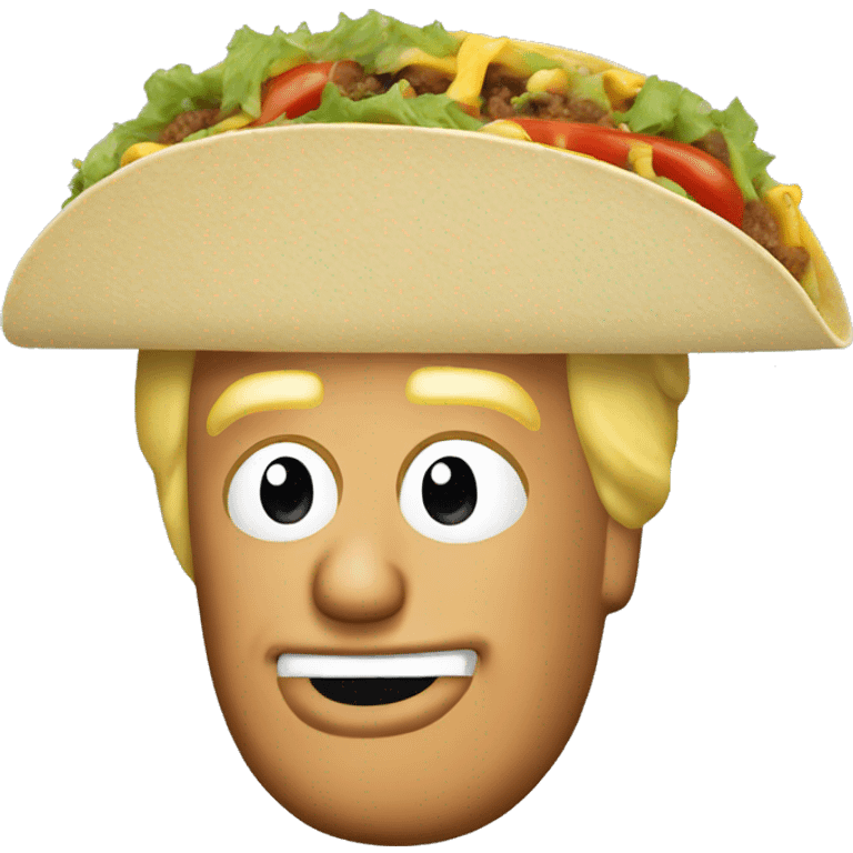 Donald trump taco emoji