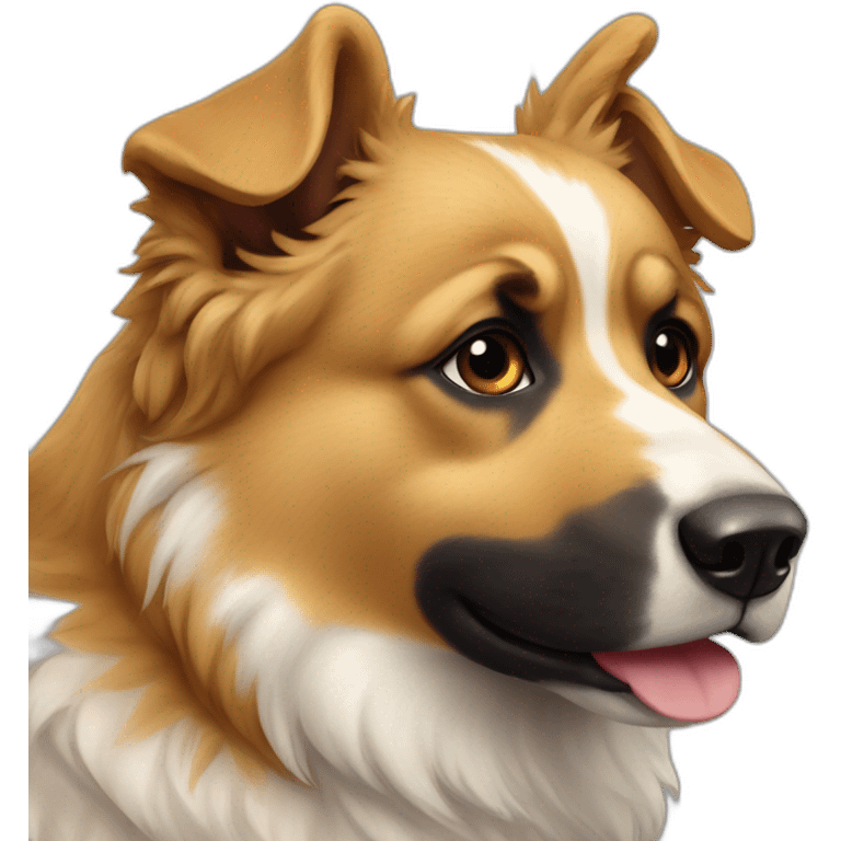 Chien Berger suisse emoji